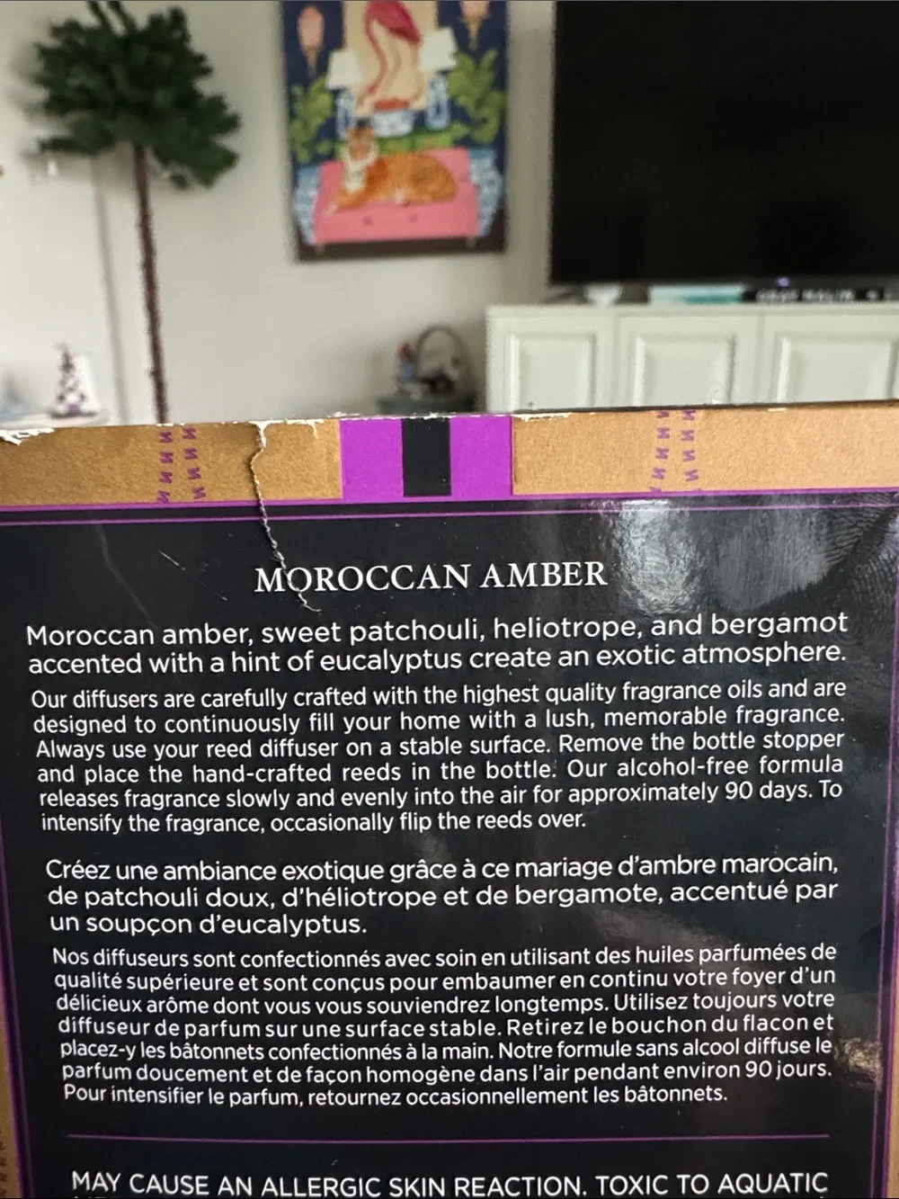NEST Moroccan Amber Reed Diffuser — New